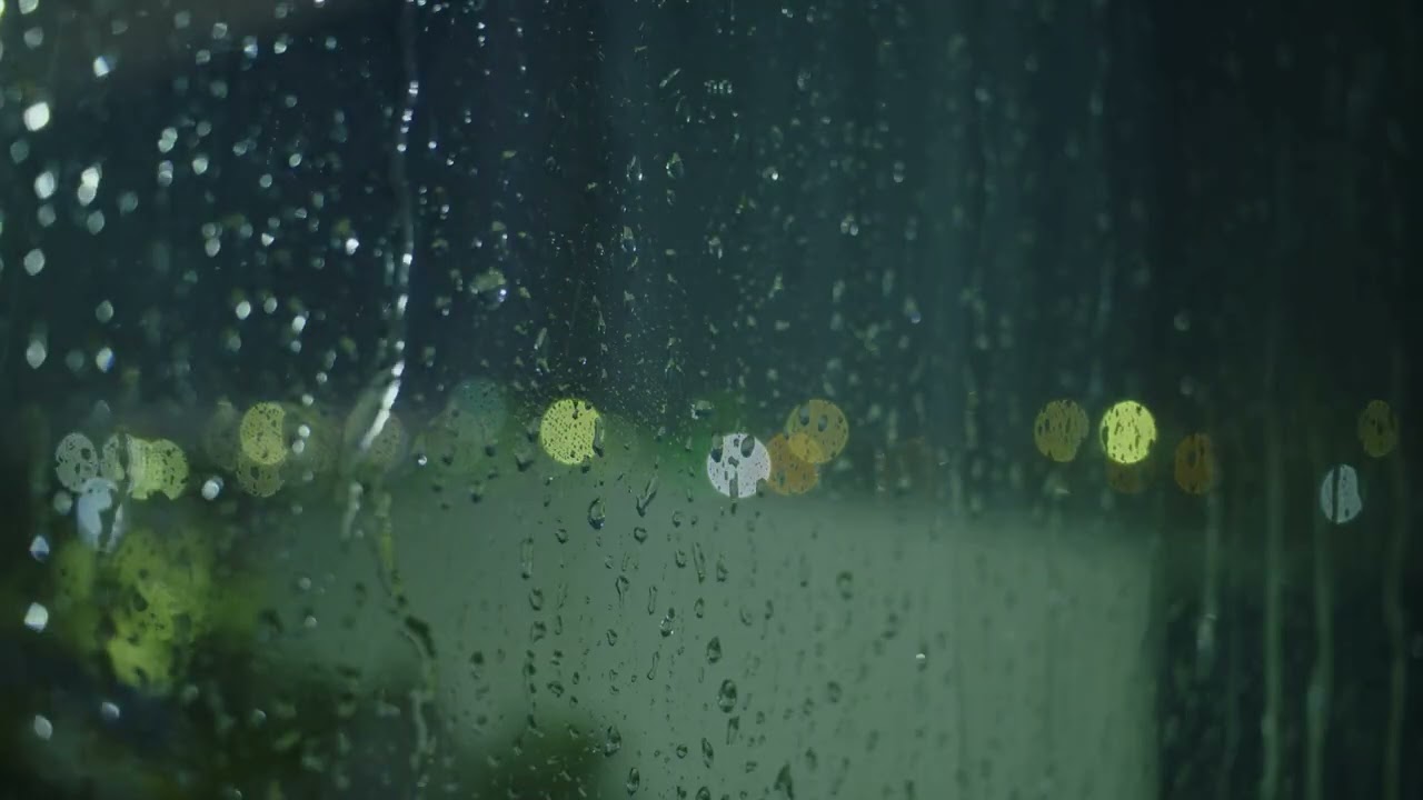 🌧️😴 Rain Sounds for Deep Sleep During Allergy Season Spring Night Rain (Visual)