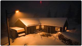 The Stillest Sleep I've Ever Known: Spatial Snowstorm at a Snowbound Nordic Cabin | Windy ASMR screenshot 4