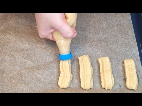 ¡¡Nunca hecho antes!! ¡Muy fácil si tienes una botella de PET en casa! Galletas increíblemente