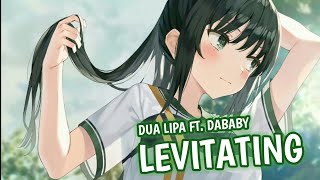 Dua Lipa - LEVITATING (FT. Dababy) (LYRICS) [NIGHTCORE]
