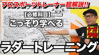 プロスポーツトレーナー解説【ラダートレーニング】について〜9歳から12歳の黄金成長期・ゴールデンエイジにすべき事〜