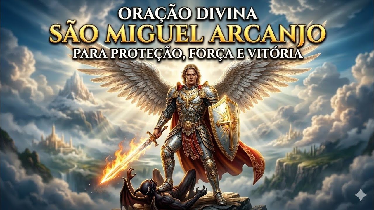 ✨🛡️“Oração de São Miguel Arcanjo – Luz, Força e Proteção”✨🛡️