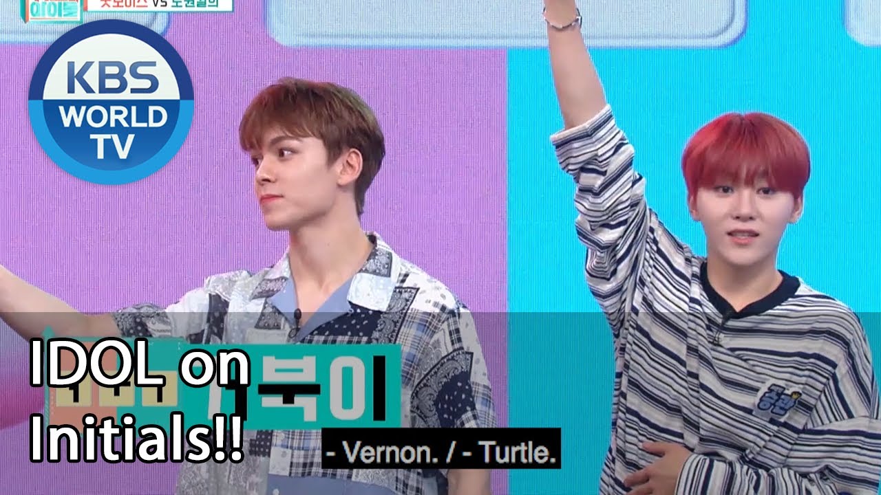 IDOL on Initials!! (IDOL on Quiz) | KBS WORLD TV 200902