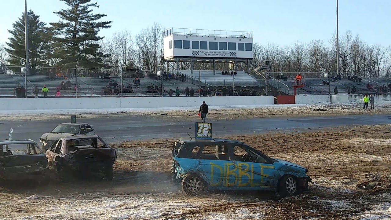 Slush Crush 100 (demolition derby) YouTube