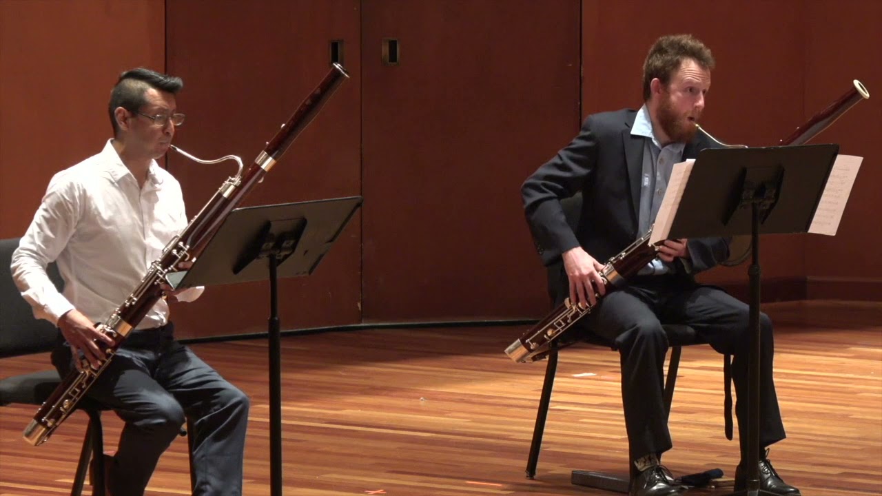Légère by Jelani Surpris, performed by the Schwob Bassoon Ensemble