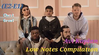 Avi Kaplan Low Notes Compilation