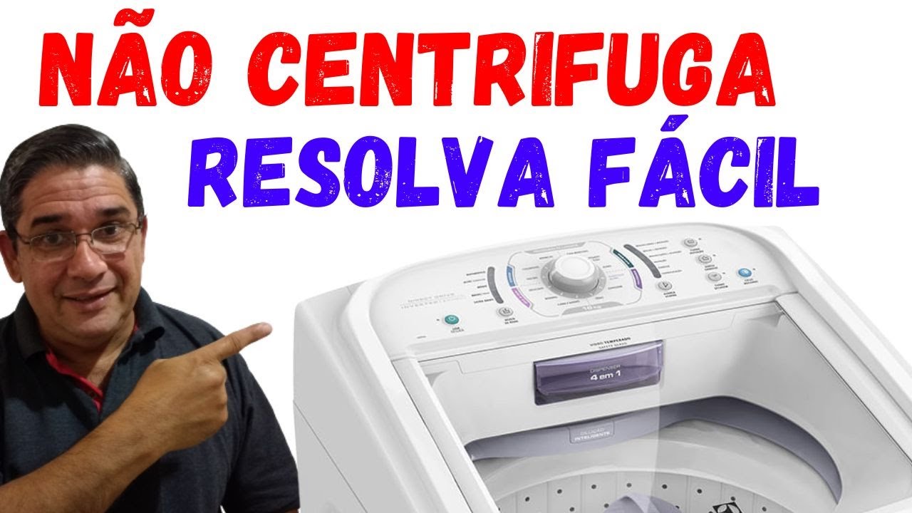 Maquina de Lavar Electrolux Não Centrifuga - YouTube