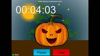 10 Minute Pumpkin Timer