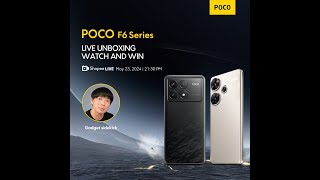 POCO F6 Live Unboxing