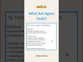 What Are Agent Tools? Simple Explanation #AI #Agents #AgenticAI #machinelearning #aiexplained