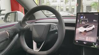2025 Tesla Model Y AWD Long Range Interior and Exterior1080p