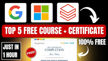 🔴Free Certification Courses from Google, Microsoft & Databricks!🔥