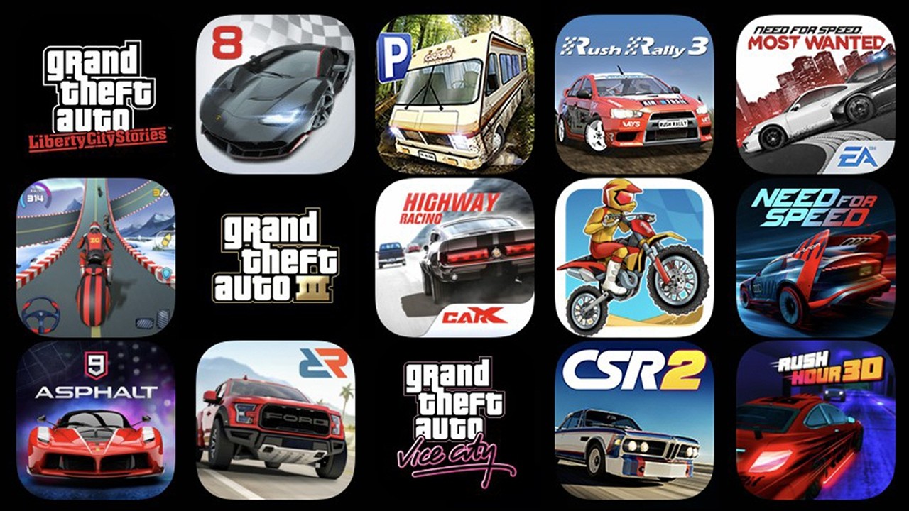 🚗 GTA: LCS 🚕 ASPHALT 8 🚖 CAMPER VAN BEACH 🚲 RUSH RALLY 3 🚗 MOST WANTED 🚲 MOTO RACE, GTA III 🏍