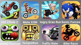 Hill Climb 2,Moto X3M,Angry Grand Run,Sonic Forces,Zombie Tsunami,Temple Run,Traffic Rider,Bike Race screenshot 5