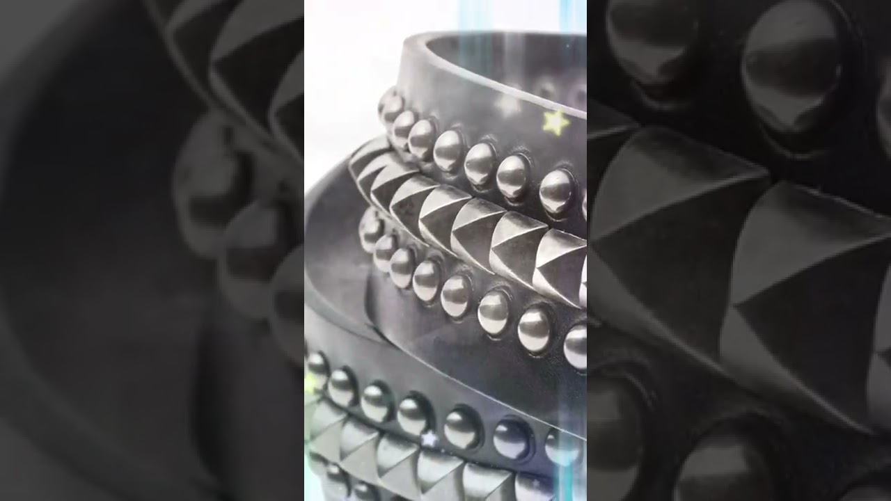 ダブルシリンダースタッズベルト ACBT0011 Double cylinder studded