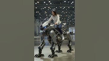 Four Legs Motorcycle Modern  #robotdog #robotmotocycle #quadrobics