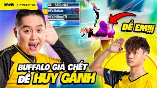 Buffalo Giả Chết Để Thử Tài Gánh Team Của HEAVY Quang Huy Và Kết Quả Bất Ngờ | Heavy FreeFire