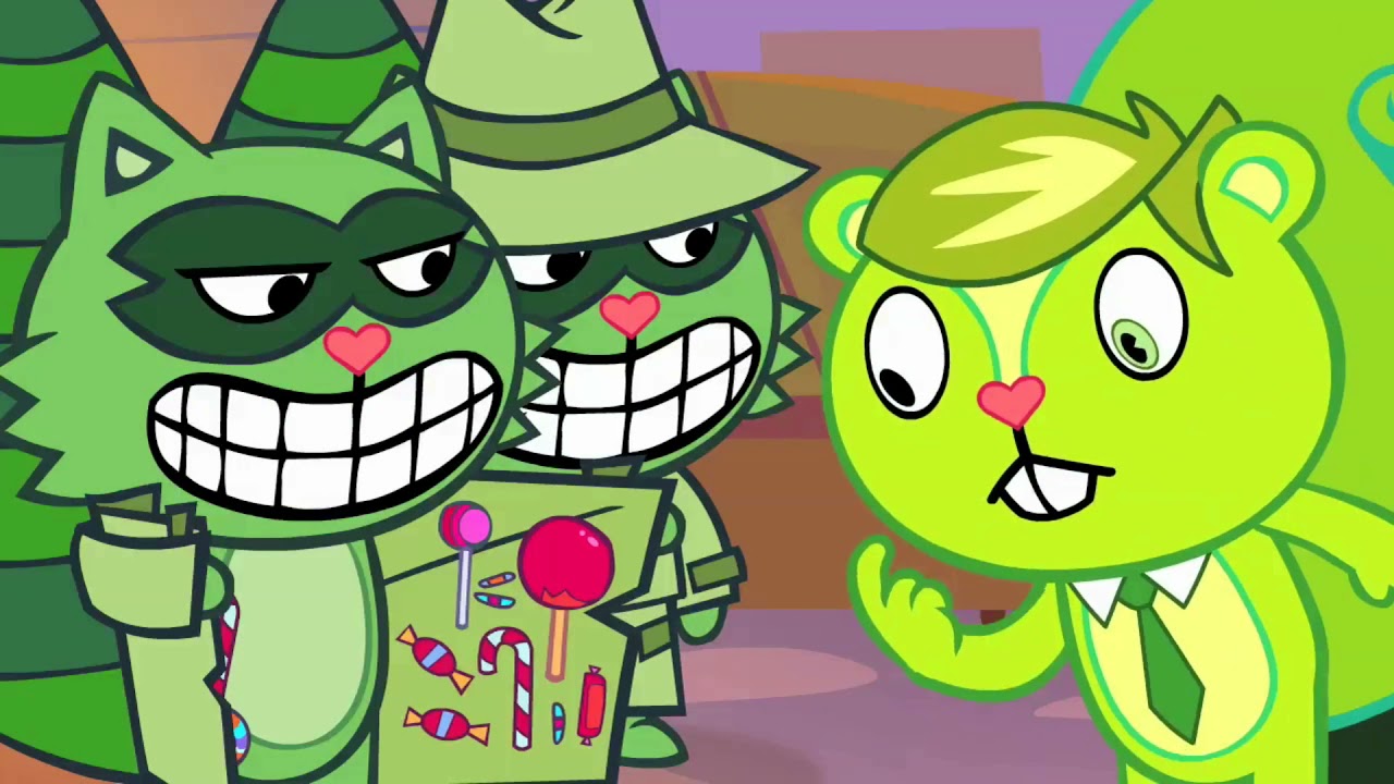 Happy tree friends RYTP (сладкоежка стал майкрафтером и...) - YouTube.