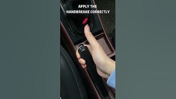 Correct operation of using the handbrake#car#driving #tips#tutorial#youtubeshorts#driving#fyp#shorts