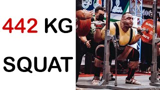 442.5 kg Squat Shahram Saki | اسکوات 442.5 کیلوگرم شهرام ساکی
