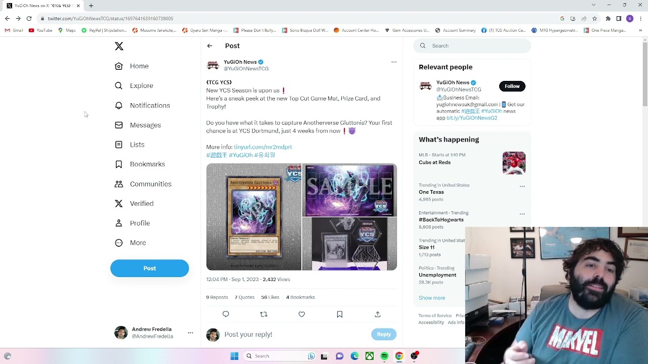Anotherverse Gluttonia? New YCS vanilla prize card annouced 2023-2024 season.