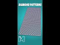 Maya 3d Modeling: Quick Diamond Patterns