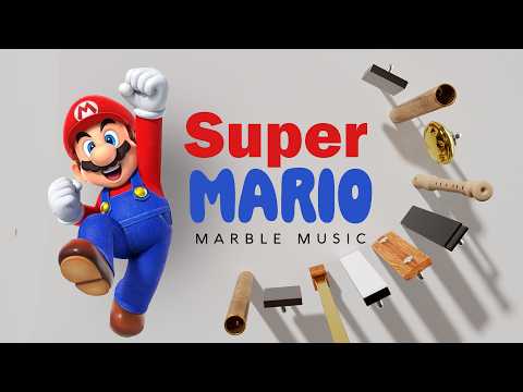 Super Mario Bros Theme Played on Different Instruments With Marble!