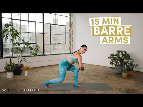 15 Minute Barre Arms Workout | Trainer of the Month Club | Well+Good