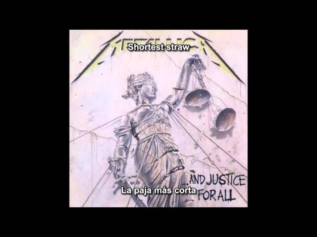 Metallica - The Shortest Straw (+Bass) [...And Justice For All Album] (Subititulos Español) class=