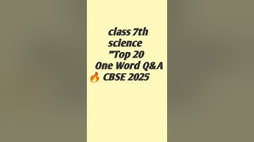 "Class 7 Science Chapter 4 Heat 🔥 One Word Q&A | Important Questions for Exams"