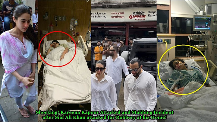 Shocking! Kareena Kapoor Attacked and Stabbing Incident after Saif Ali Khan attacked for Robbery!