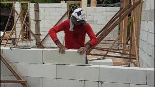 easy way to install lightweight bricks, save costs