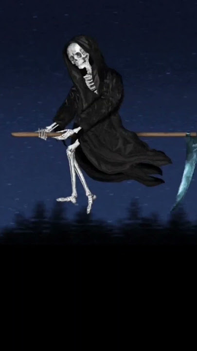 Witch flying on broom #shorts #funny #youtube #trending #viral