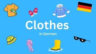 Clothes in German 🇩🇪 | Kleidung | German Kids Vocabulary | KidsGerman