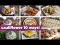 Cauliflower 10 Crazy Ways! Easy Healthy Recipes + FREE eBook! - Mind Over Munch