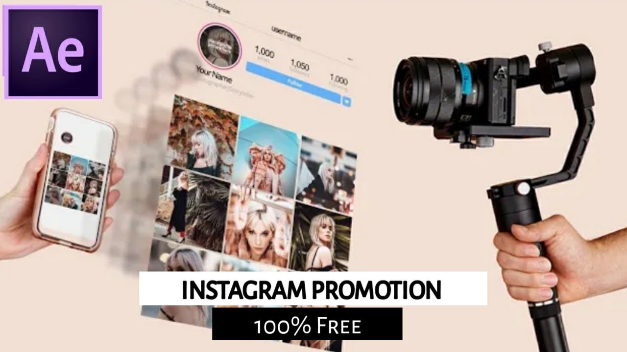 Free Template of INSTAGRAM PROMO Animation - With Project File || AFTER ...