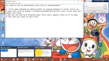 How to easily save Edited OR Modified HOST file in windows 10-8.1-8-7 - 720pHD Youtube