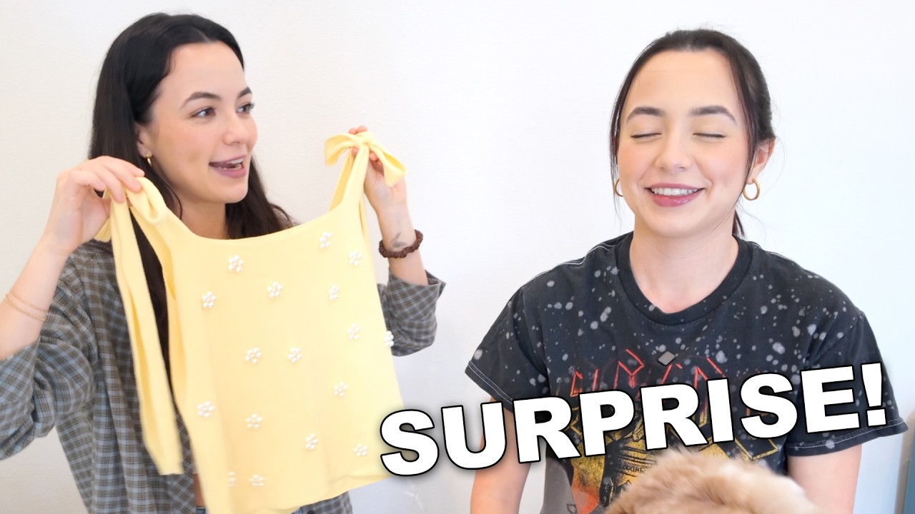 Surprising My Sister with a New Wardrobe for Italy - Merrell Twins