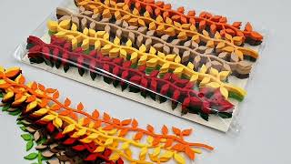 Premium Felt Vine Leaf Cutouts for DIY Crafts & Botanical Decor | Summer-Ray