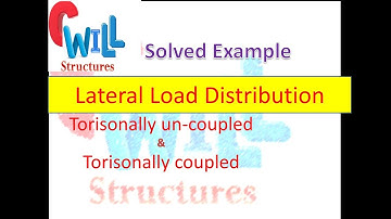 Solved example of lateral load distribution forces