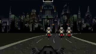 Batman Returns Snes - Scene 5 To The Batmobile