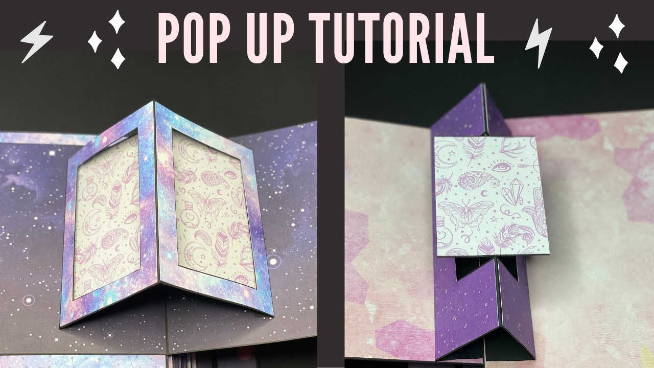Pop - Up Scrapbook Tutorial, How to Make Pop Up Book