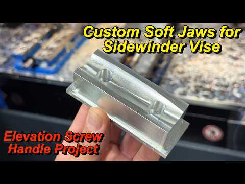 Custom Sidewinder Soft Jaws for Elevation Screw Handles