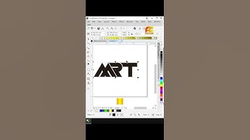 Design Logo MRT #aedesign #coreldraw #shorts #video #design #logodesign #tutorial