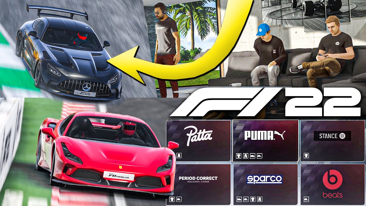 F1 22 F1 LIFE ONLINE GAMEPLAY & F1 22 SUPERCAR GAMEPLAY ft.