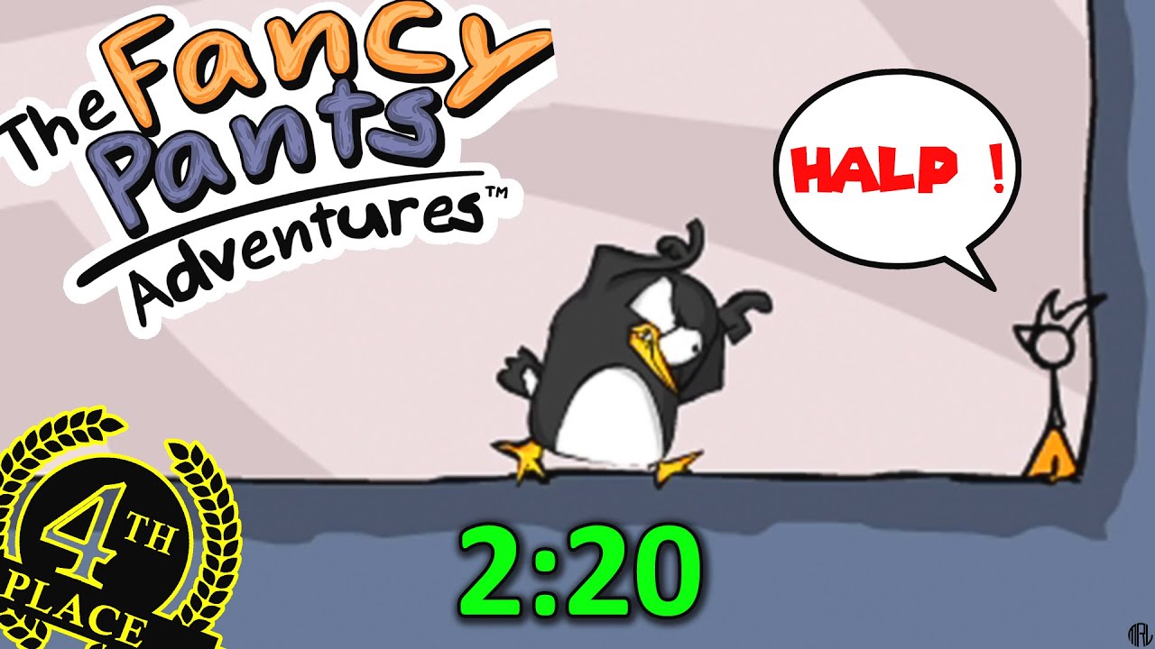 [former PB] Fancy Pants Adventures World 1 Any SPEEDRUN in 220.57