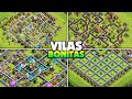 TOP 10 VILAS MAIS BONITAS DO CLASH OF CLANS #14 (BEAUTIFUL VILLAGE)