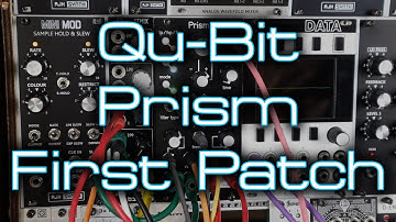 Qu-Bit Electronix Prism *FIRST PATCH* // Stereo Eurorack FX, filter and more!
