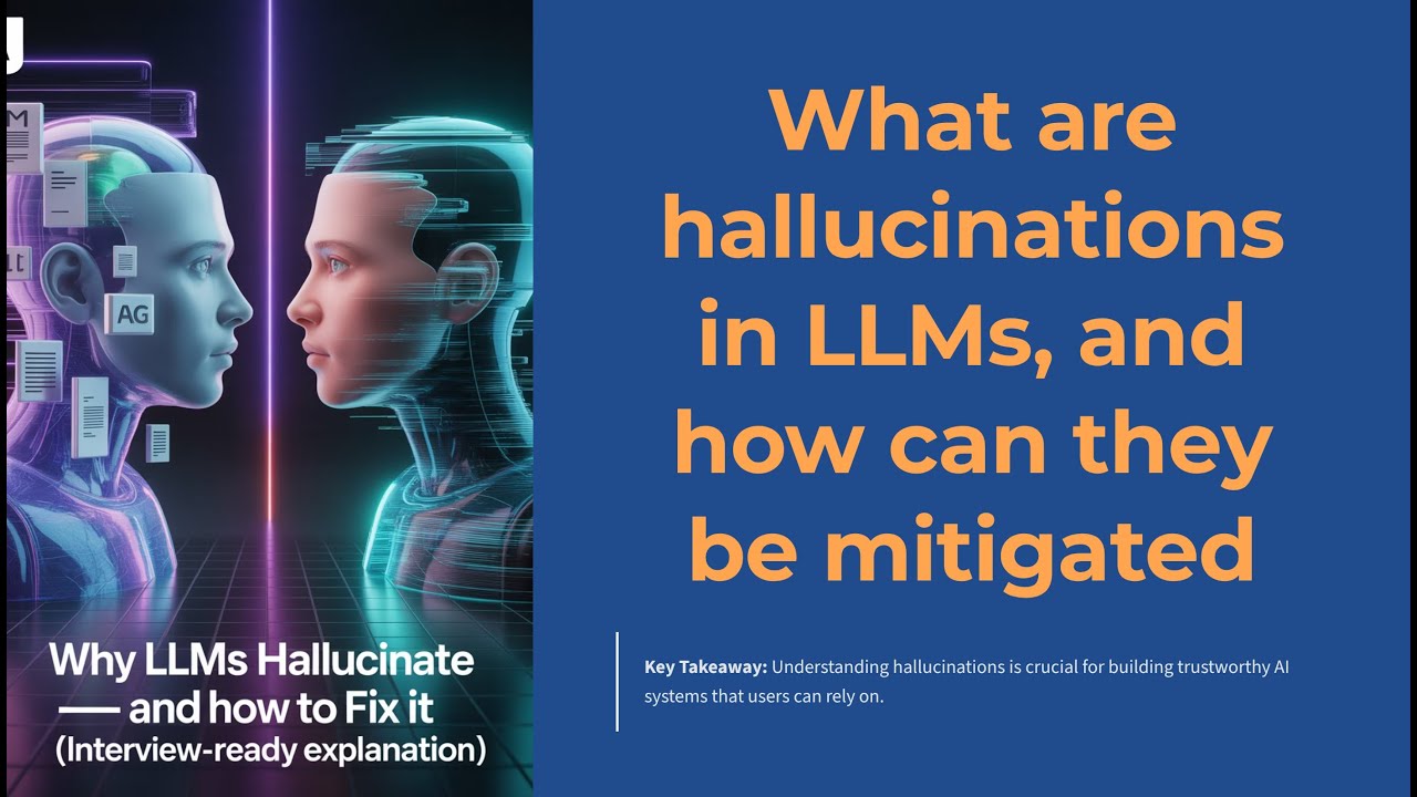 What are hallucinations in LLMs, and how can they be mitigated? - YouTube