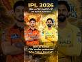 SRH vs CSK Prediction | IPL 2026 Match 27 | #SRHvsCSK #CSK #SRH #Shorts #IPLShorts #IPLPrediction